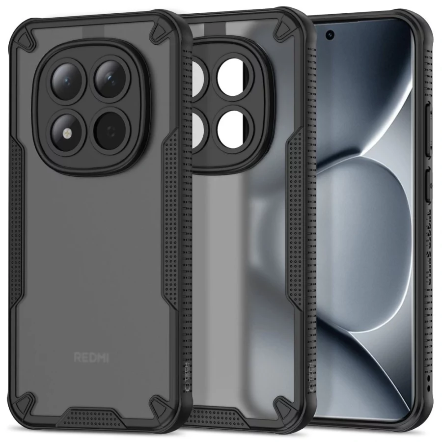 Etui Tech-Protect Rugged Shield na Xiaomi Poco M8 Pro / Xiaomi Redmi Note 15 Pro+ 5G - czarne