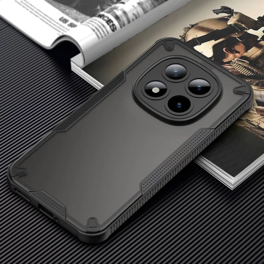 Etui Tech-Protect Rugged Shield na Xiaomi Poco M8 Pro / Xiaomi Redmi Note 15 Pro+ 5G - czarne