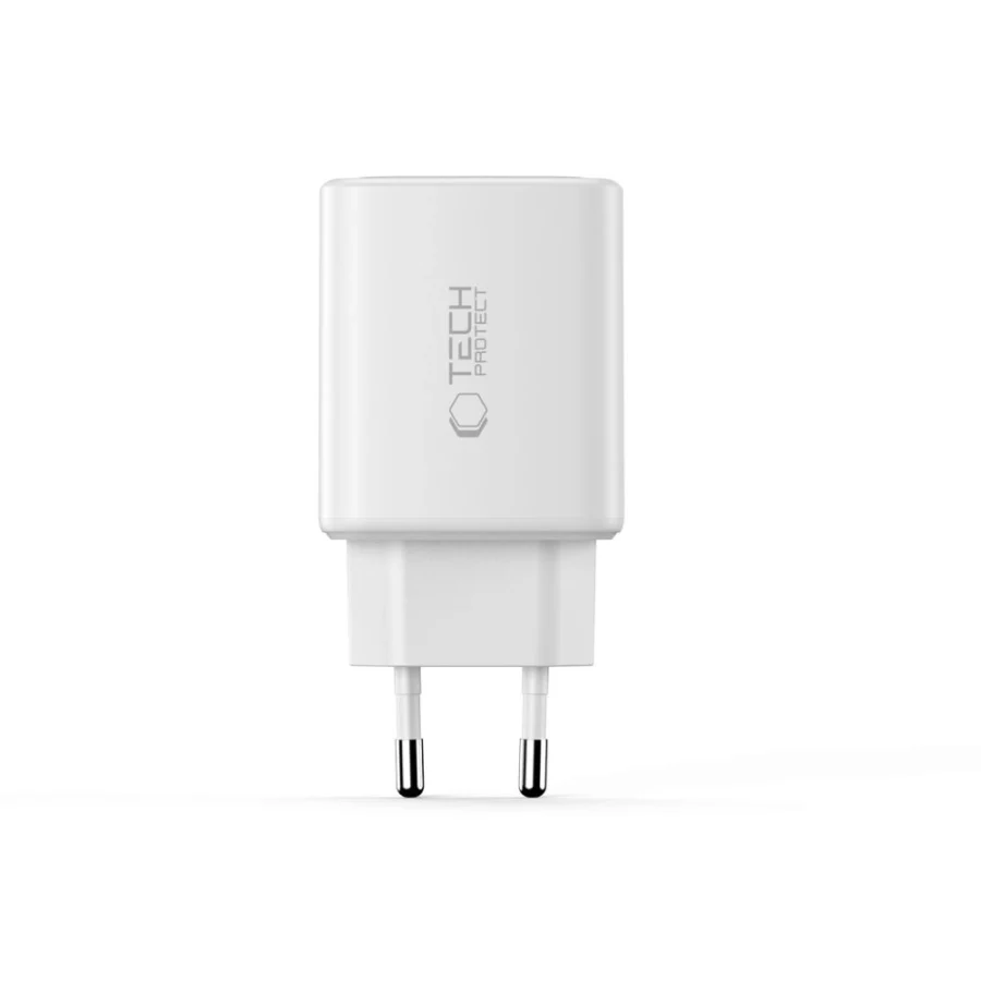 Ładowarka sieciowa Tech-Protect NCA65W-GAN 3-Porty 65W - biała