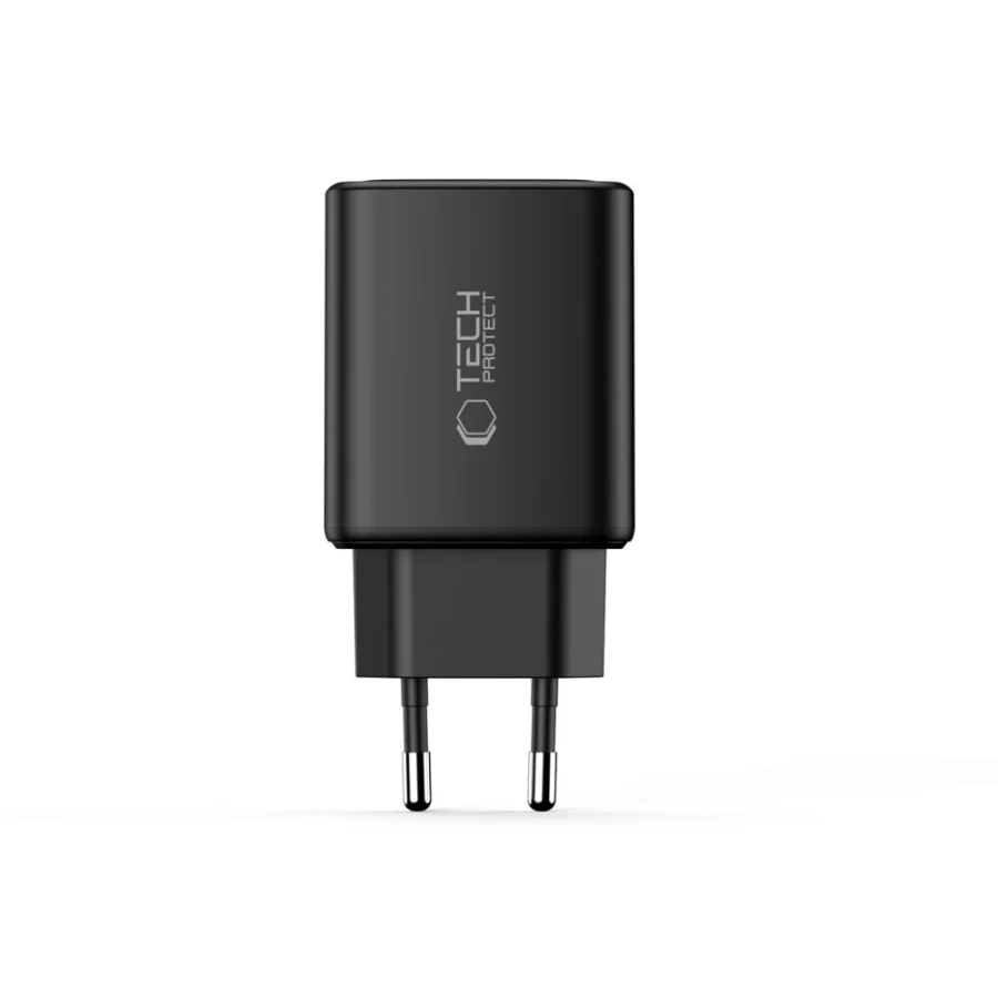Ładowarka sieciowa Tech-Protect NCA65W-GAN 3-Porty 65W - czarna