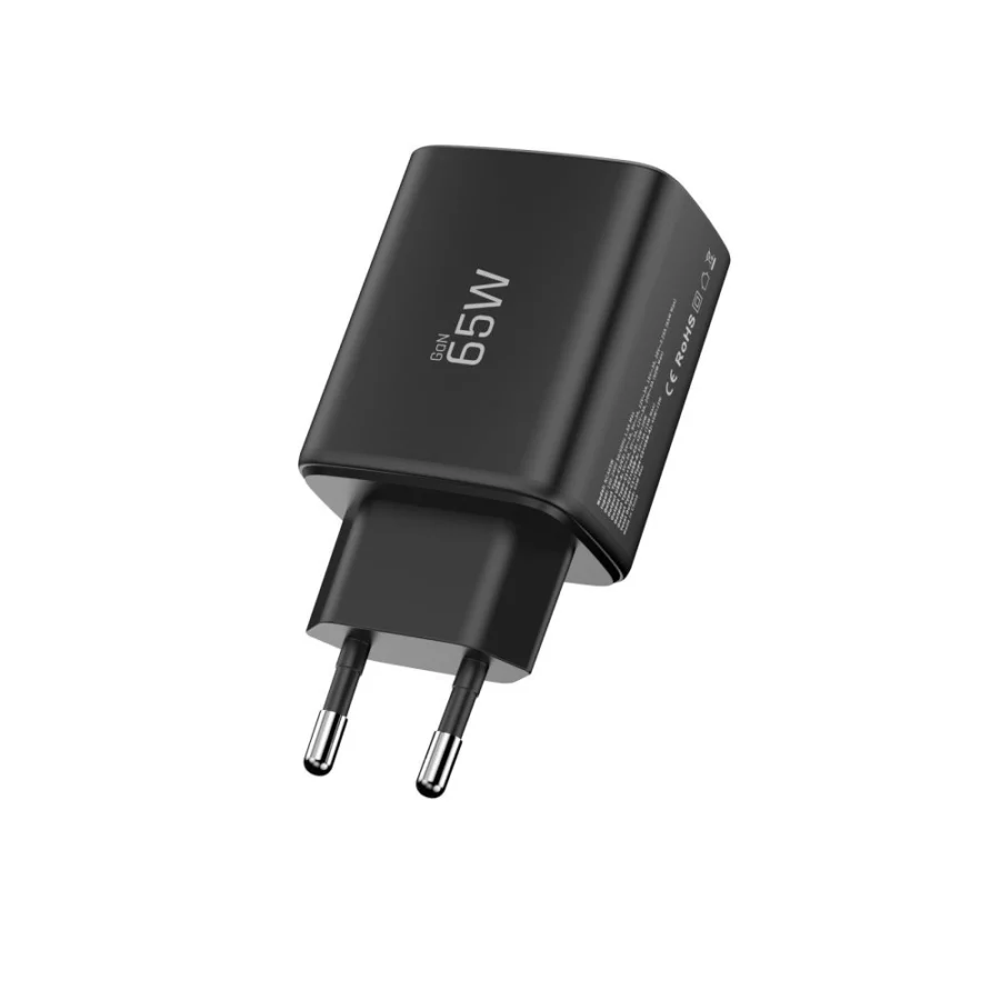Ładowarka sieciowa Tech-Protect NCA65W-GAN 3-Porty 65W - czarna