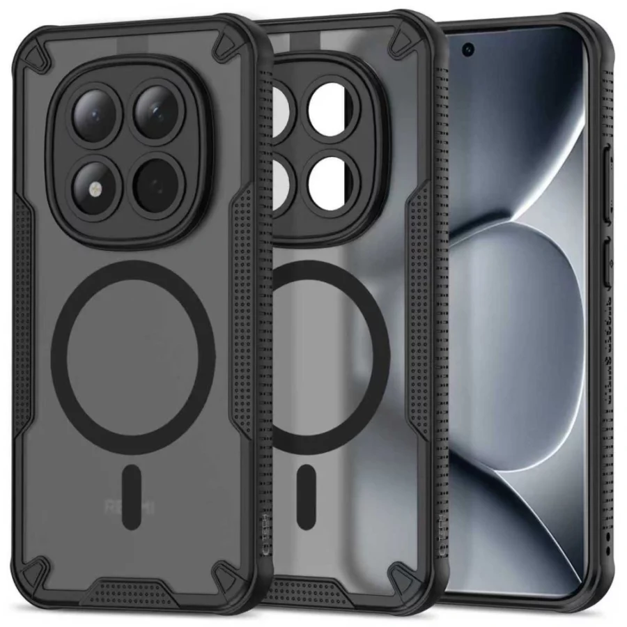 Etui Tech-Protect Rugged Shield MagSafe na Xiaomi Poco M8 Pro / Xiaomi Redmi Note 15 Pro+ 5G - czarne
