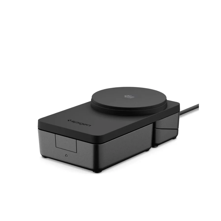 Ładowarka bezprzewodowa magnetyczna Spigen Essential Qi2.2 25W 3in1 MagSafe - czarna