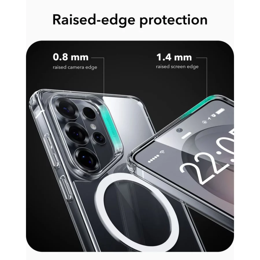 Etui ESR Classic Hybrid MagSafe na Samsung Galaxy S26 Ultra - przezroczyste