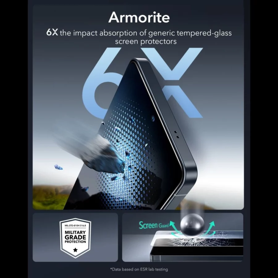 Szkło hartowane ESR UltraFit Armorite 2-Pack na Samsung Galaxy S26 Ultra