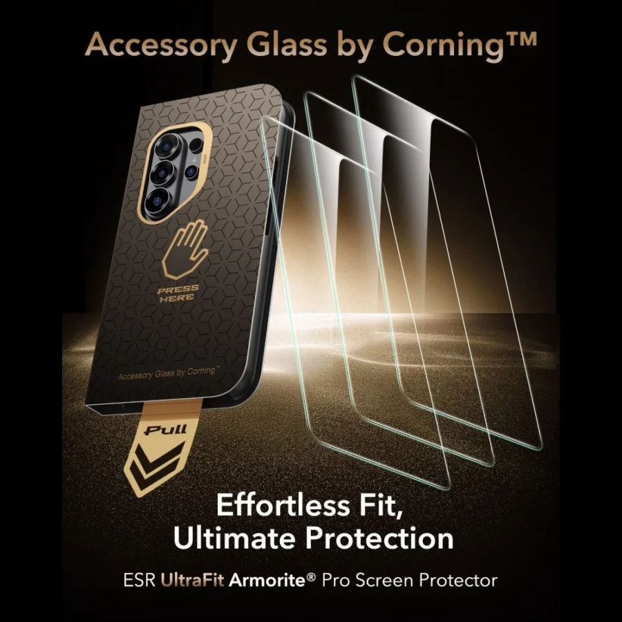Szkło hartowane ESR UltraFit Armorite Pro Tempered Glass na Samsung Galaxy S26 Ultra