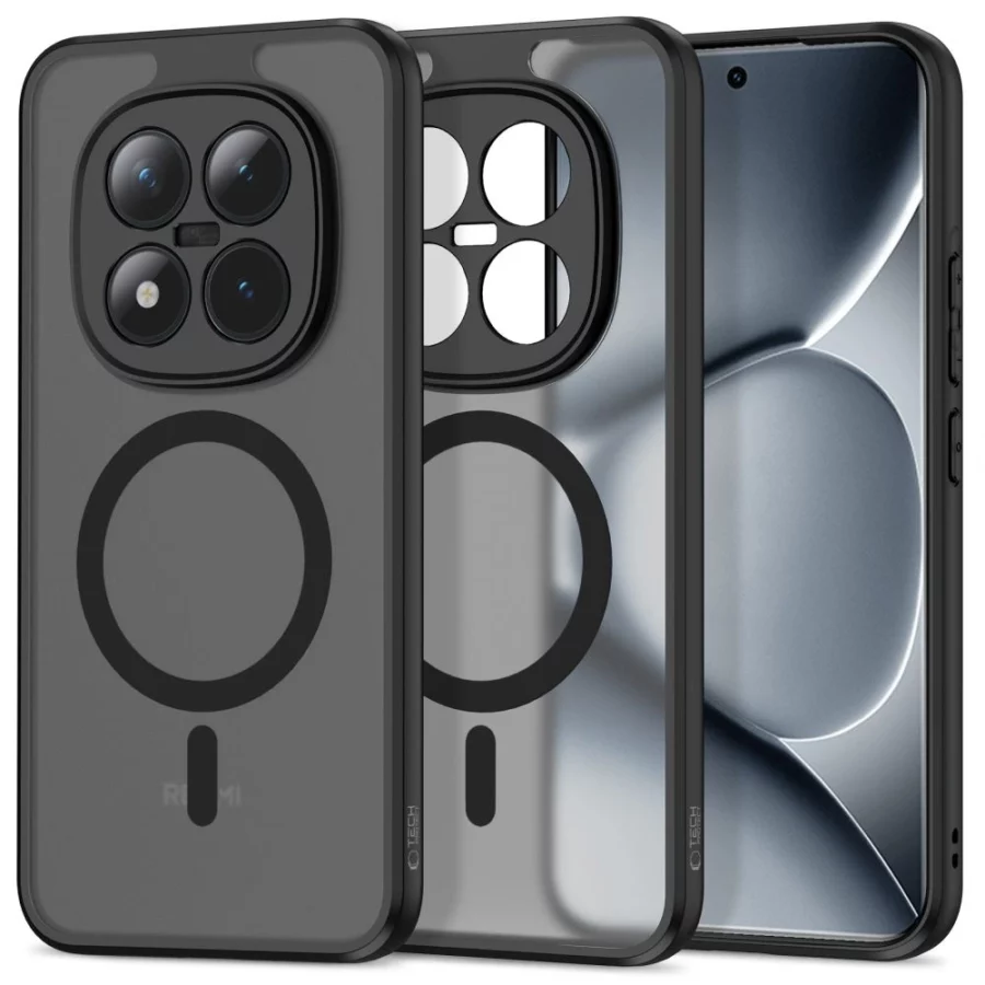 Etui Tech-Protect MagMat MagSafe na Xiaomi Poco M8 Pro / Redmi Note 15 Pro+ 5G - czarne
