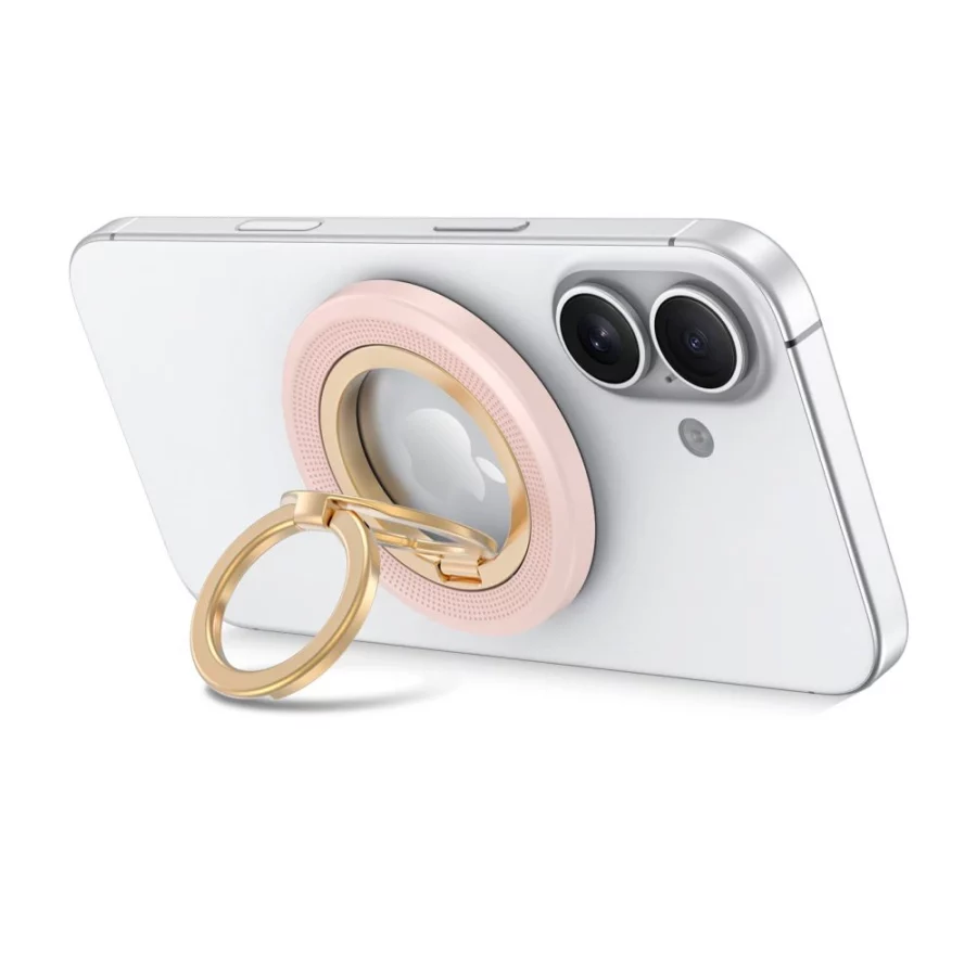 Uchwyt magnetyczny Tech-Protect MMR700 Lamano MagSafe na telefon - różowo-złoty