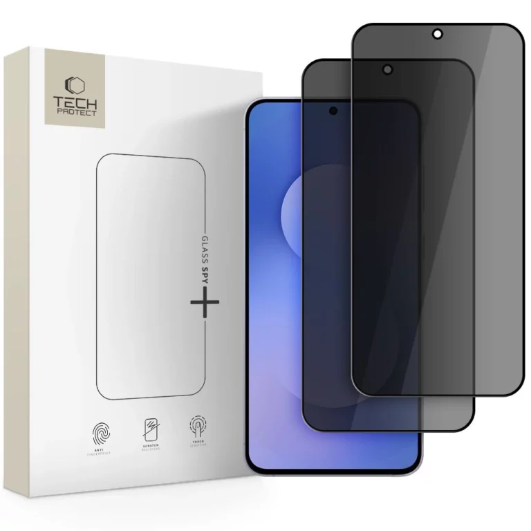 Szkło hartowane Tech-Protect Glass SPY+ 2-Pack prywatyzujące na Samsung Galaxy A37 / A57 5G / S25 FE