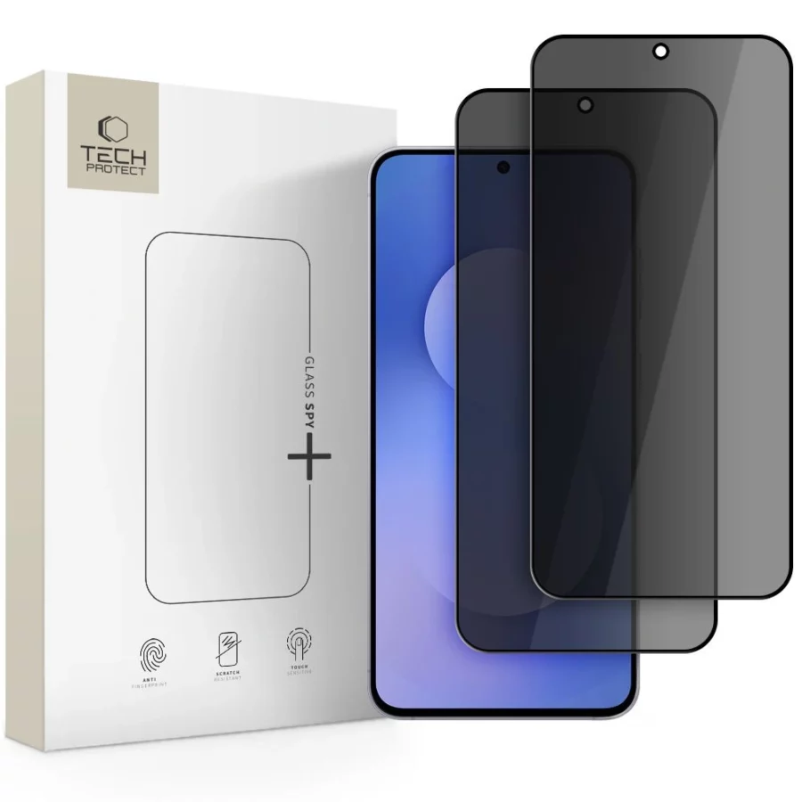 Szkło hartowane Tech-Protect Glass SPY+ 2-Pack prywatyzujące na Samsung Galaxy A37 / A57 5G / S25 FE