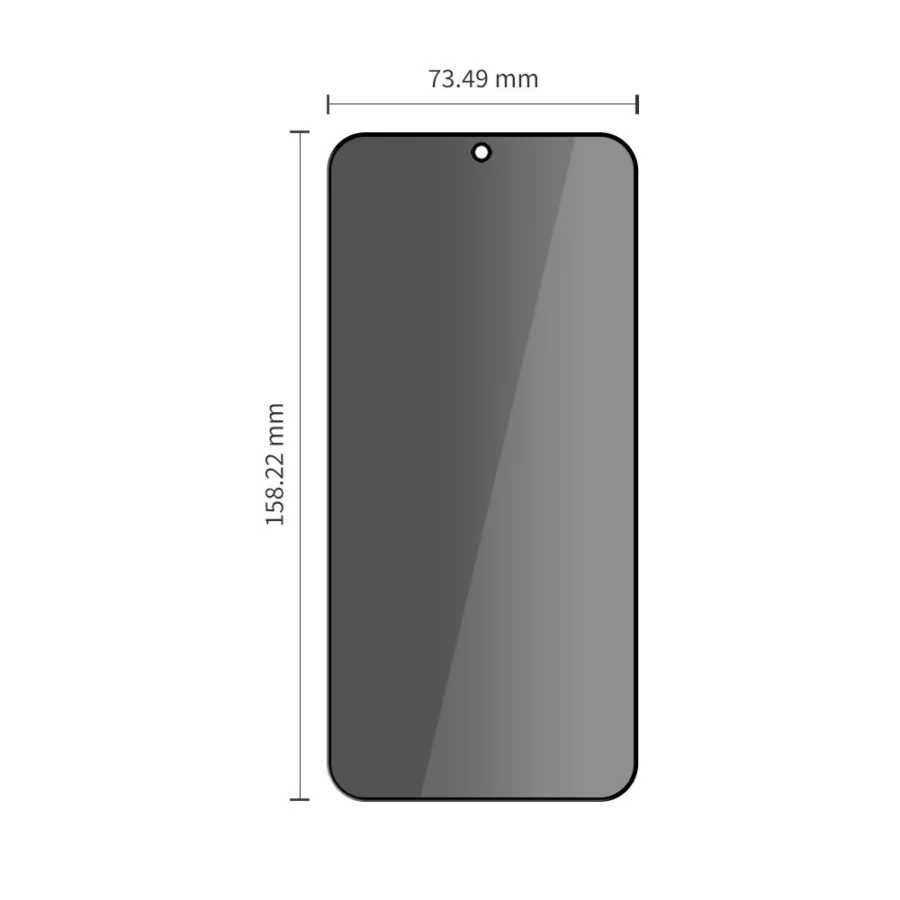 Szkło hartowane Tech-Protect Glass SPY+ 2-Pack prywatyzujące na Samsung Galaxy A37 / A57 5G / S25 FE