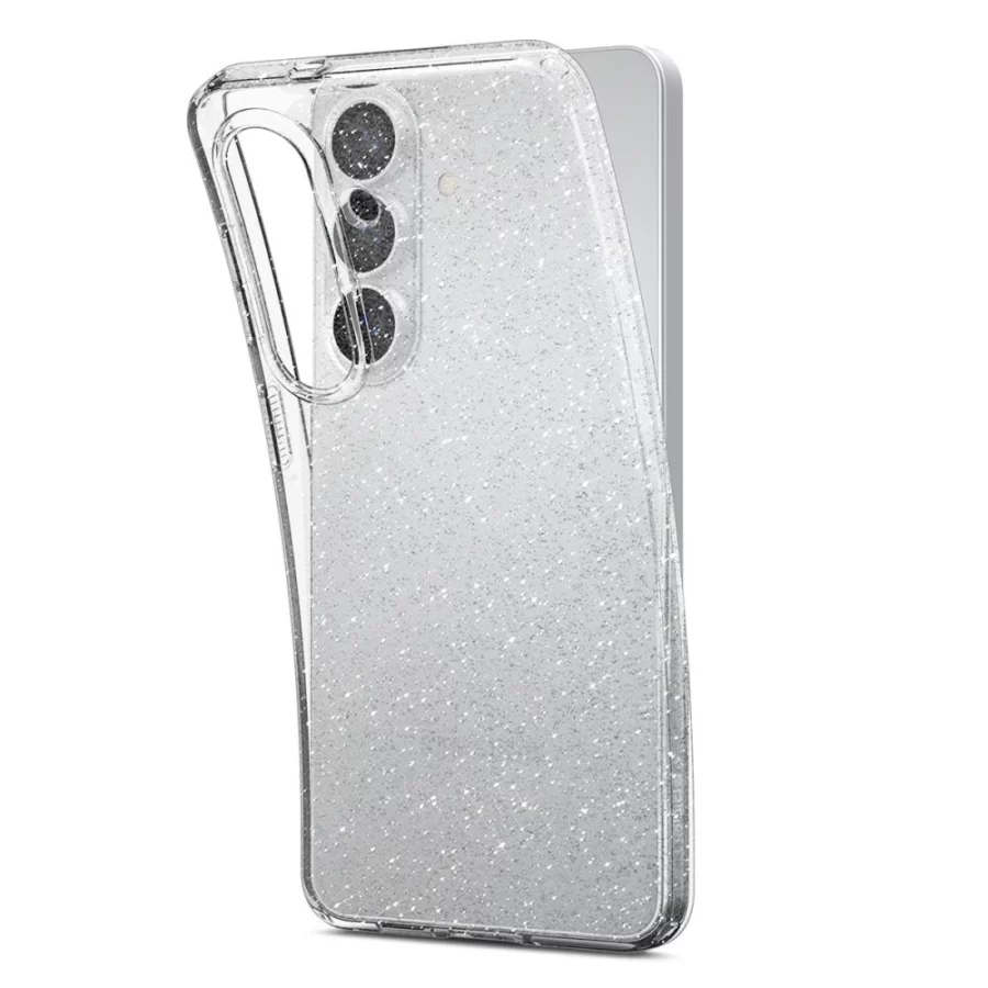 Etui Spigen Liquid Crystal Glitter na Samsung Galaxy S26 - brokatowo-przezroczyste