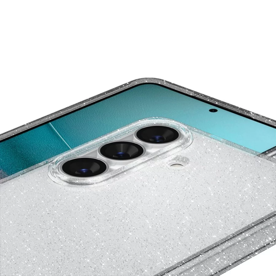Etui Spigen Liquid Crystal Glitter na Samsung Galaxy S26 - brokatowo-przezroczyste