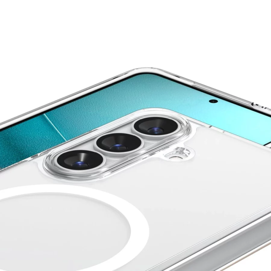Etui Spigen Ultra Hybrid Mag MagSafe na Samsung Galaxy S26 - przezroczysto-białe