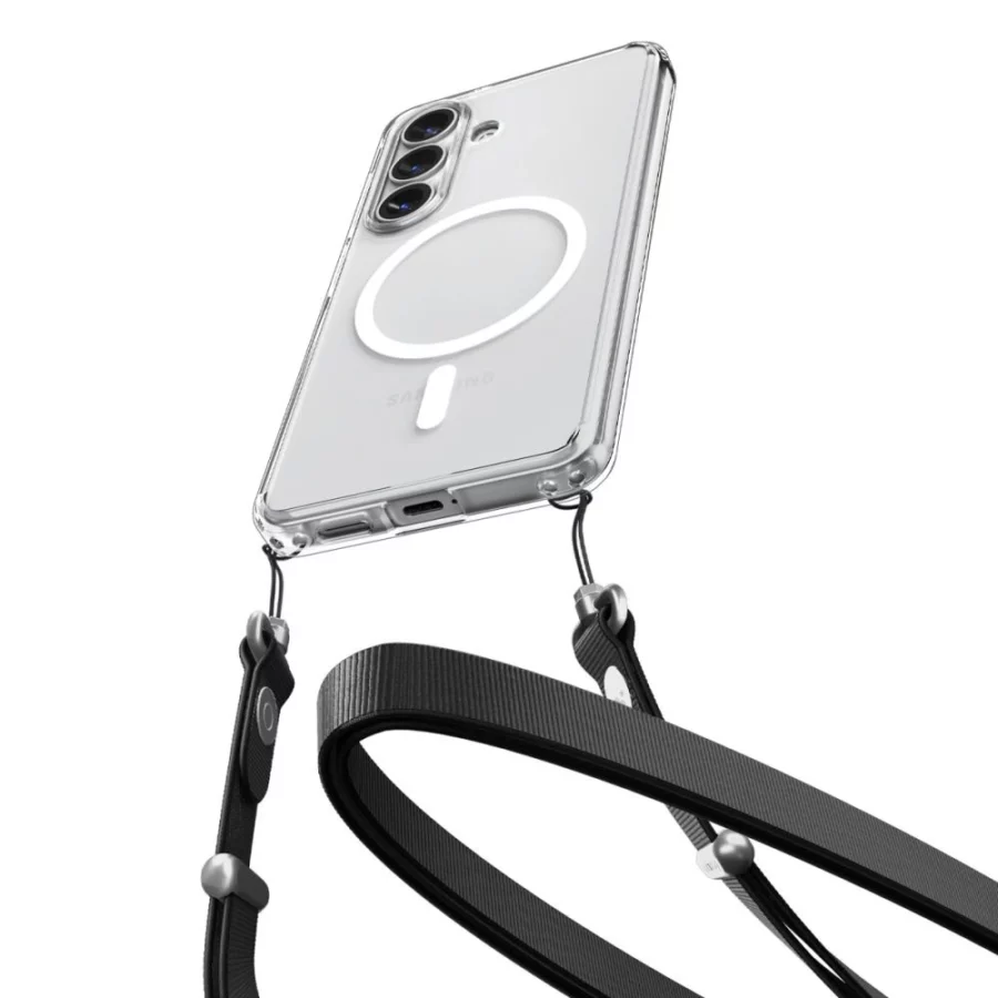 Etui Spigen Ultra Hybrid Mag MagSafe na Samsung Galaxy S26 - przezroczysto-białe