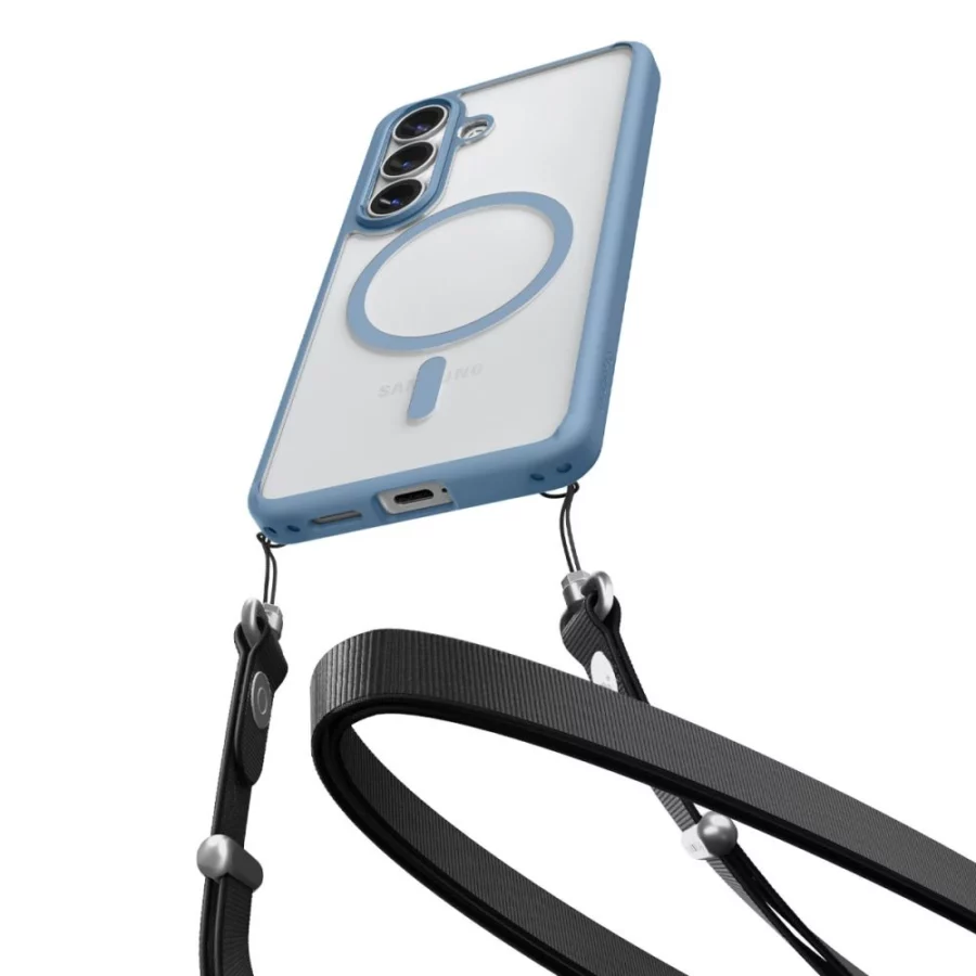 Etui Spigen Ultra Hybrid Mag MagSafe na Samsung Galaxy S26 - przezroczysto-niebieskie