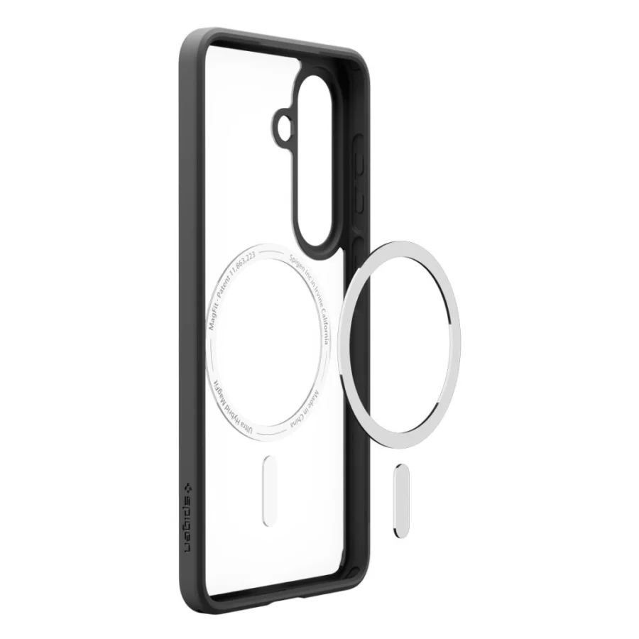 Etui Spigen Ultra Hybrid Mag MagSafe na Samsung Galaxy S26 - przezroczysto-czarne
