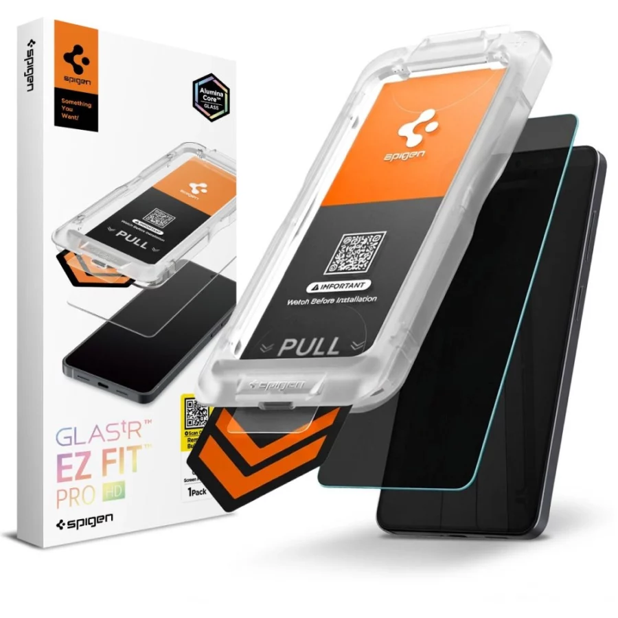 Szkło prywatyzujące Spigen Glas.Tr Ez Fit Pro HD na Samsung Galaxy S26