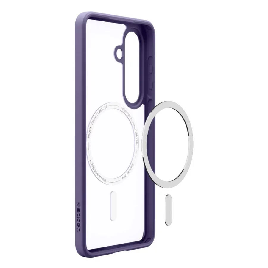 Etui Spigen Ultra Hybrid Mag MagSafe na Samsung Galaxy S26+ - przezroczysto-granatowe