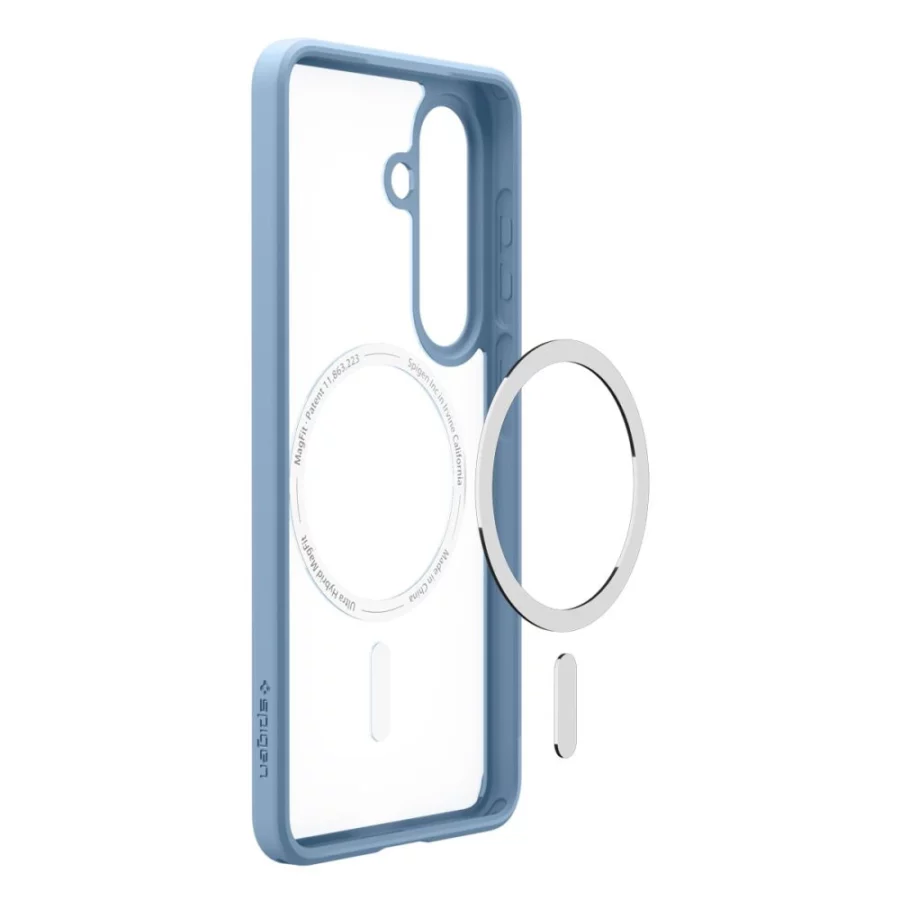 Etui Spigen Ultra Hybrid Mag MagSafe na Samsung Galaxy S26+ - przezroczysto-niebieskie