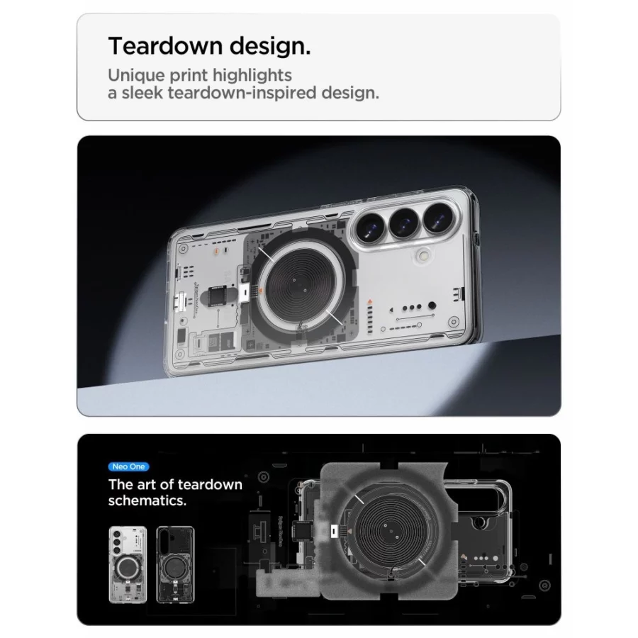 Etui Spigen Ultra Hybrid Mag MagSafe na Samsung Galaxy S26+ Neo One - przezroczyste