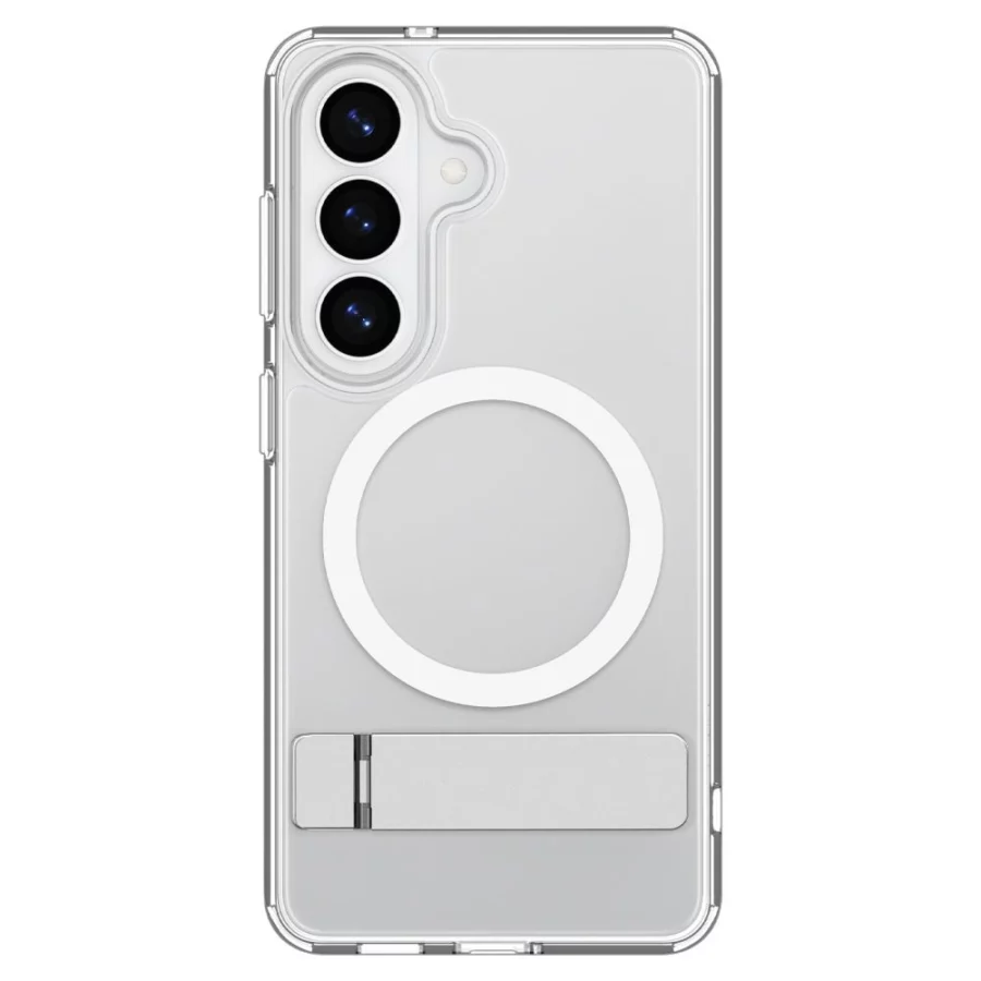 Etui Spigen Ultra Hybrid S Mag MagSafe na Samsung Galaxy S26+ - przezroczysto-białe