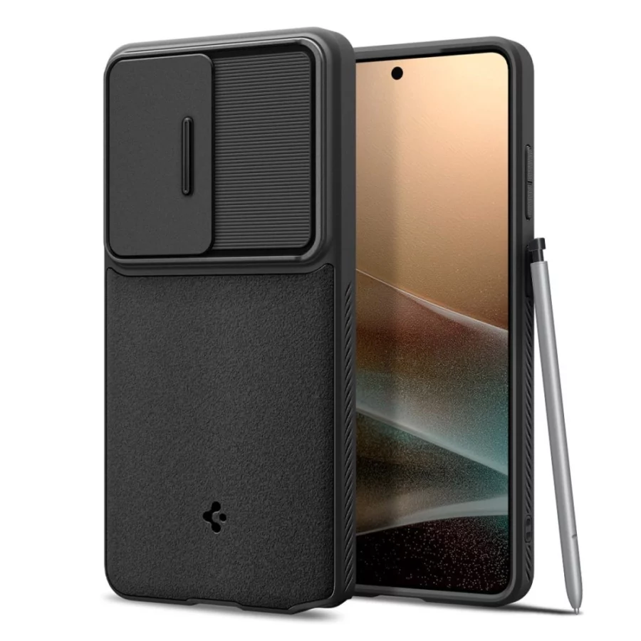 Etui Spigen Optik Armor na Samsung Galaxy S26 Ultra - czarne
