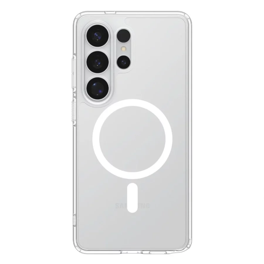 Etui Spigen Ultra Hybrid Mag MagSafe na Samsung Galaxy S26 Ultra - przezroczysto-białe