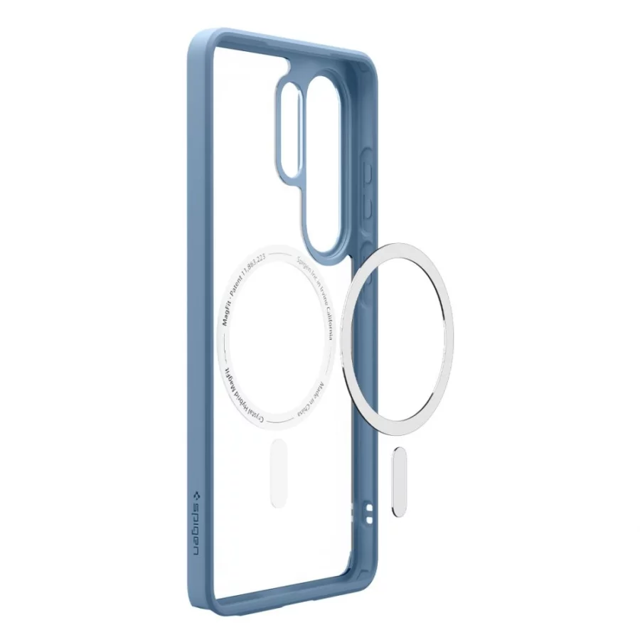 Etui Spigen Ultra Hybrid Mag MagSafe na Samsung Galaxy S26 Ultra - przezroczysto-niebieskie
