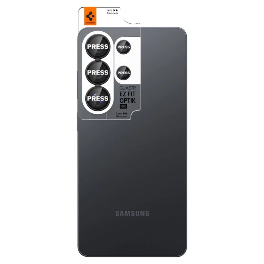 Osłona aparatu Spigen Glas.Tr Ez Fit Optik Pro HD 2-pack na Samsung Galaxy S26 Ultra - czarne