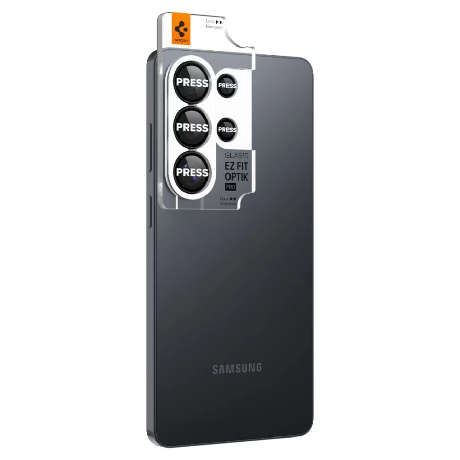 Osłona aparatu Spigen Glas.Tr Ez Fit Optik Pro HD 2-pack na Samsung Galaxy S26 Ultra - czarne