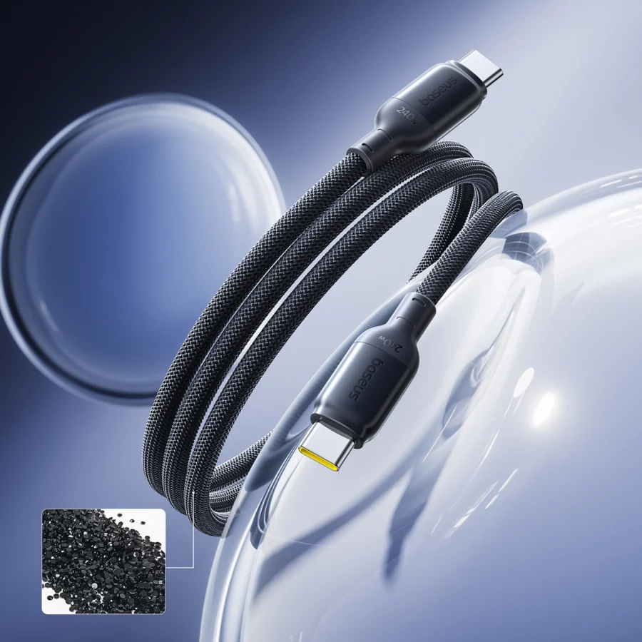 Kabel Baseus PicoGo 240W USB-C - USB-C 2m - czarny