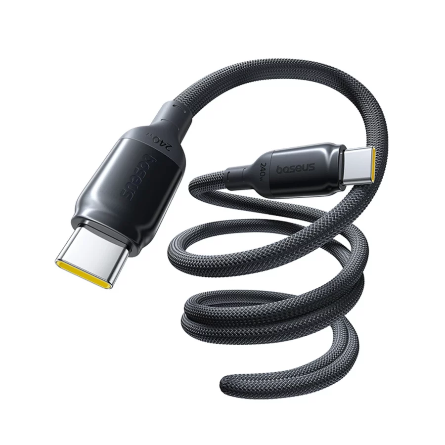 Kabel Baseus PicoGo Fast Charging 240W USB-C do USB-C 1m - czarny