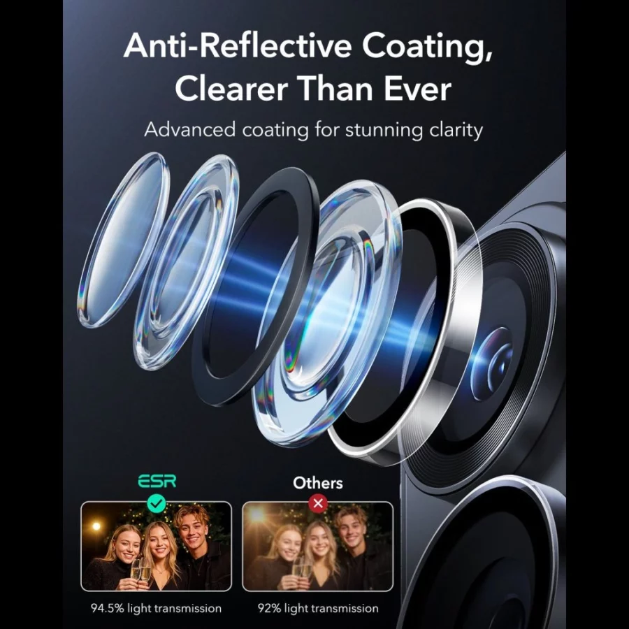 Osłona aparatu ESR Armorite Camera Protector na Samsung Galaxy S26 Ultra