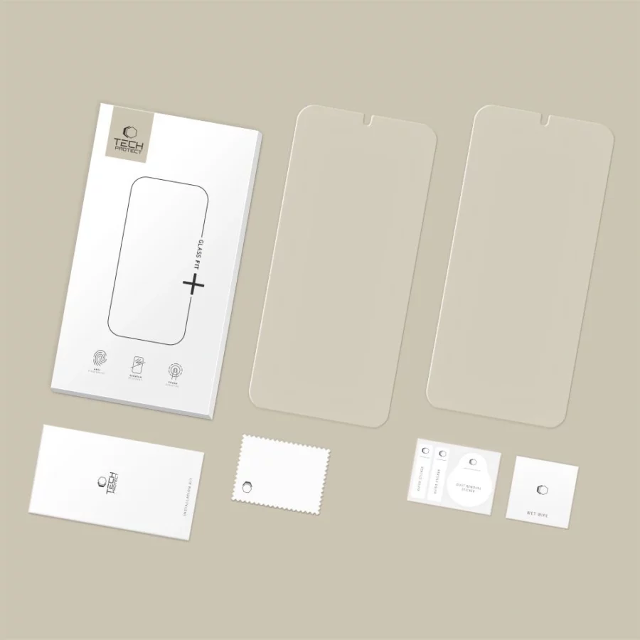 Szkło hartowane TECH-PROTECT GLASS FIT+ 2-Pack na Samsung Galaxy S26+