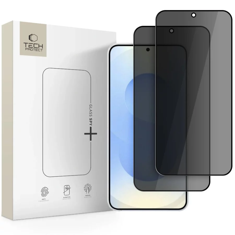 Szkło hartowane Tech-Protect Glass SPY+ 2-Pack prywatyzujące na Samsung Galaxy S26