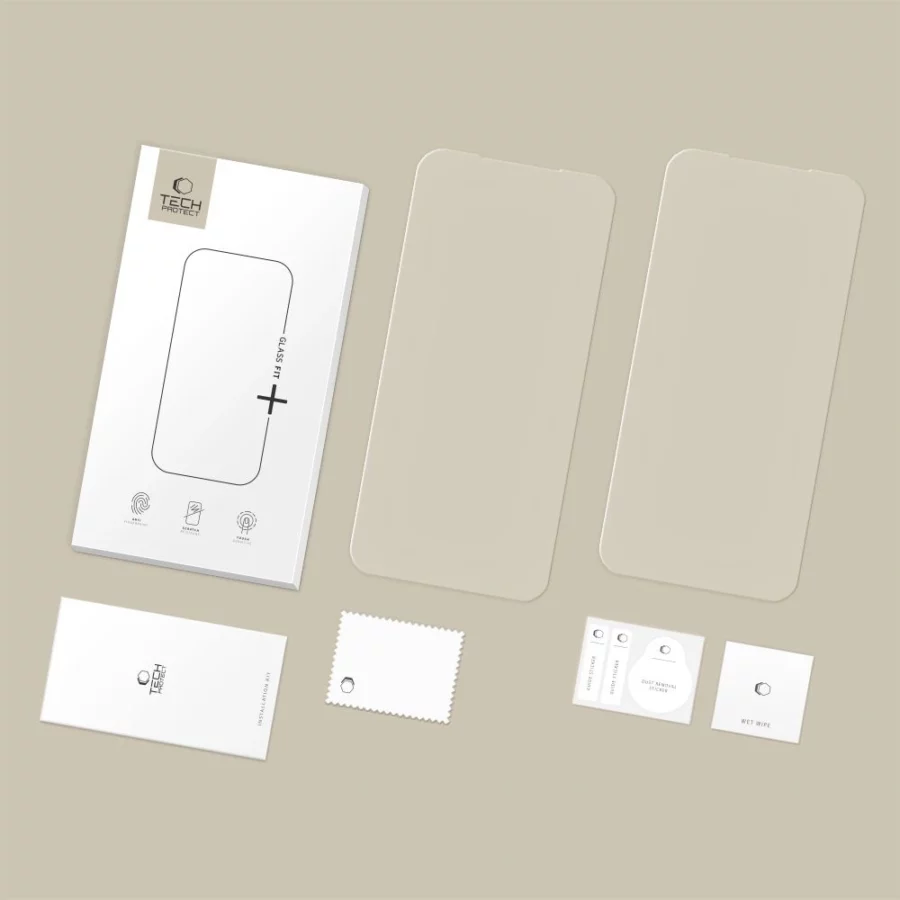 Szkło hartowane Tech-Protect Glass Fit+ 2-Pack na Samsung Galaxy A37 / A57 5G