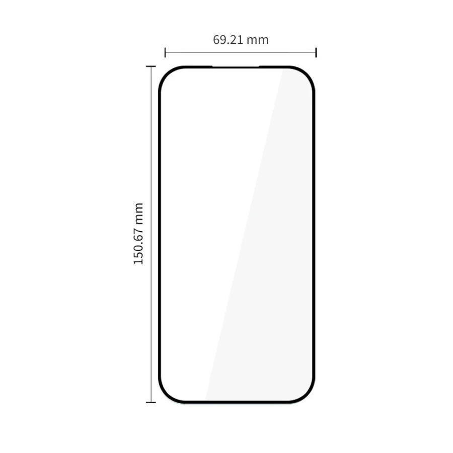 Szkło hartowane Tech-Protect Glass Fit+ 2-Pack na Google Pixel 9A / 10A - czarne