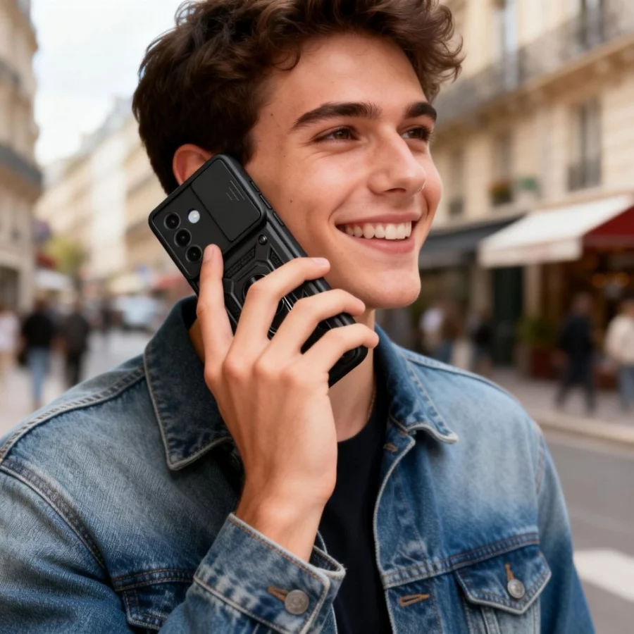 Etui Tech-Protect CamShield Pro na Samsung Galaxy A57 5G - czarne