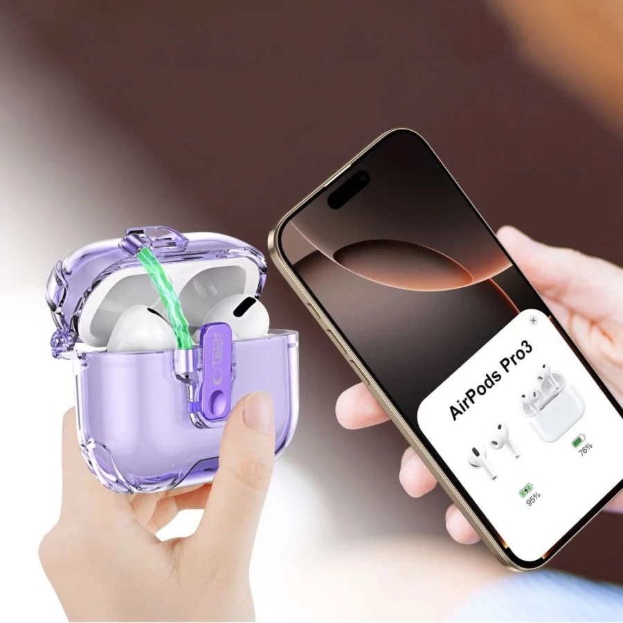 Etui Tech-Protect Bounce Pro na AirPods Pro 3 - zielone