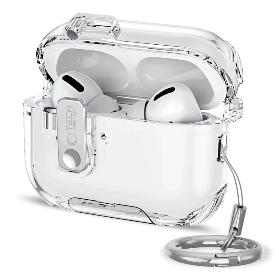 Etui Tech-Protect Bounce Pro na AirPods Pro 3 - przezroczyste