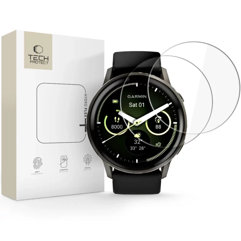 Folia hydrożelowa Tech-Protect Hydro flex+ 2-Pack na Garmin Venu 45 mm