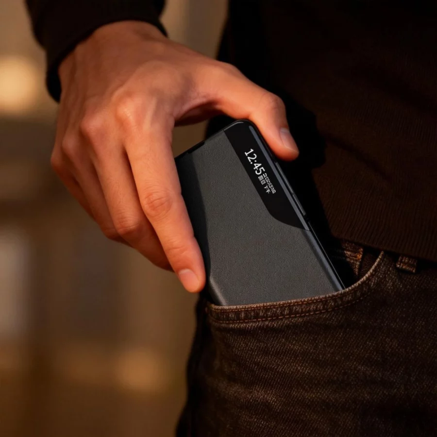 Etui Tech-Protect Smart View na Samsung Galaxy A37 5G - czarne