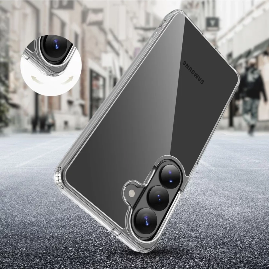 Etui Tech-Protect FlexAir Hybrid na Samsung Galaxy S26+ - przezroczyste