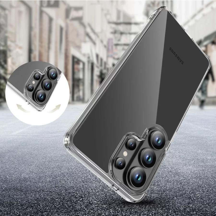 Etui Tech-Protect FlexAir Hybrid na Samsung Galaxy S26 Ultra - przezroczyste