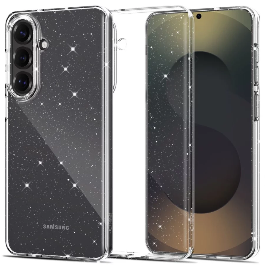 Etui Tech-Protect FlexAir na Samsung Galaxy S26 - przezroczysto-brokatowe