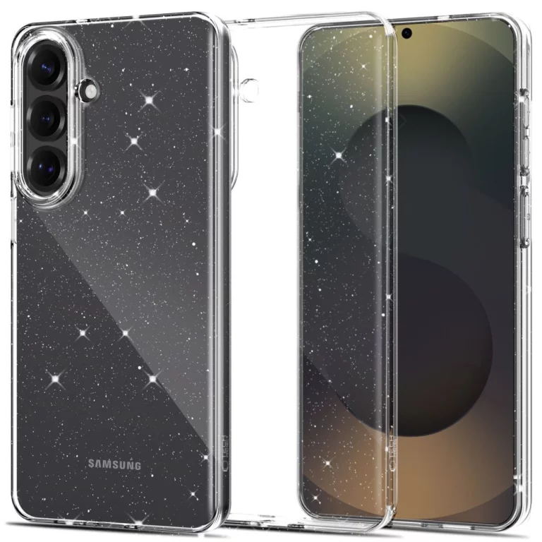 Etui Tech-Protect FlexAir na Samsung Galaxy S26+ - przezroczysto-brokatowe