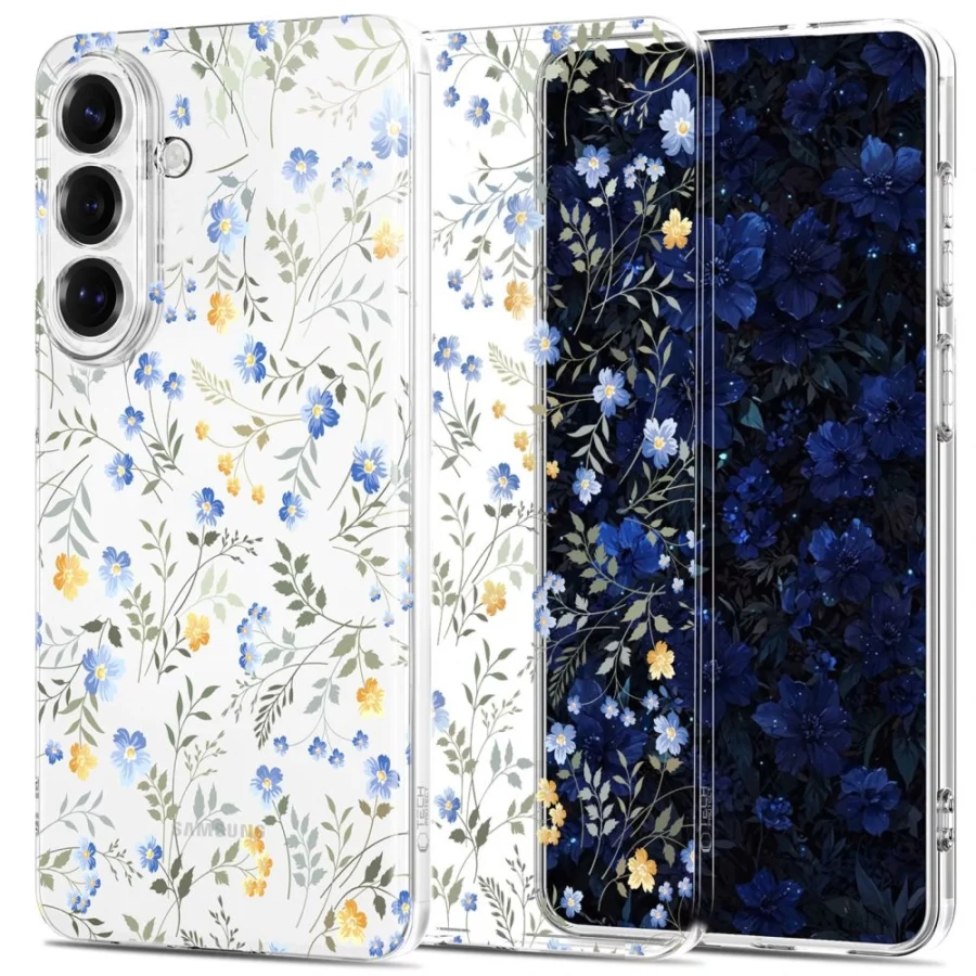 Etui Tech-Protect FlexAir na Samsung Galaxy S26 - kolorowe kwiaty