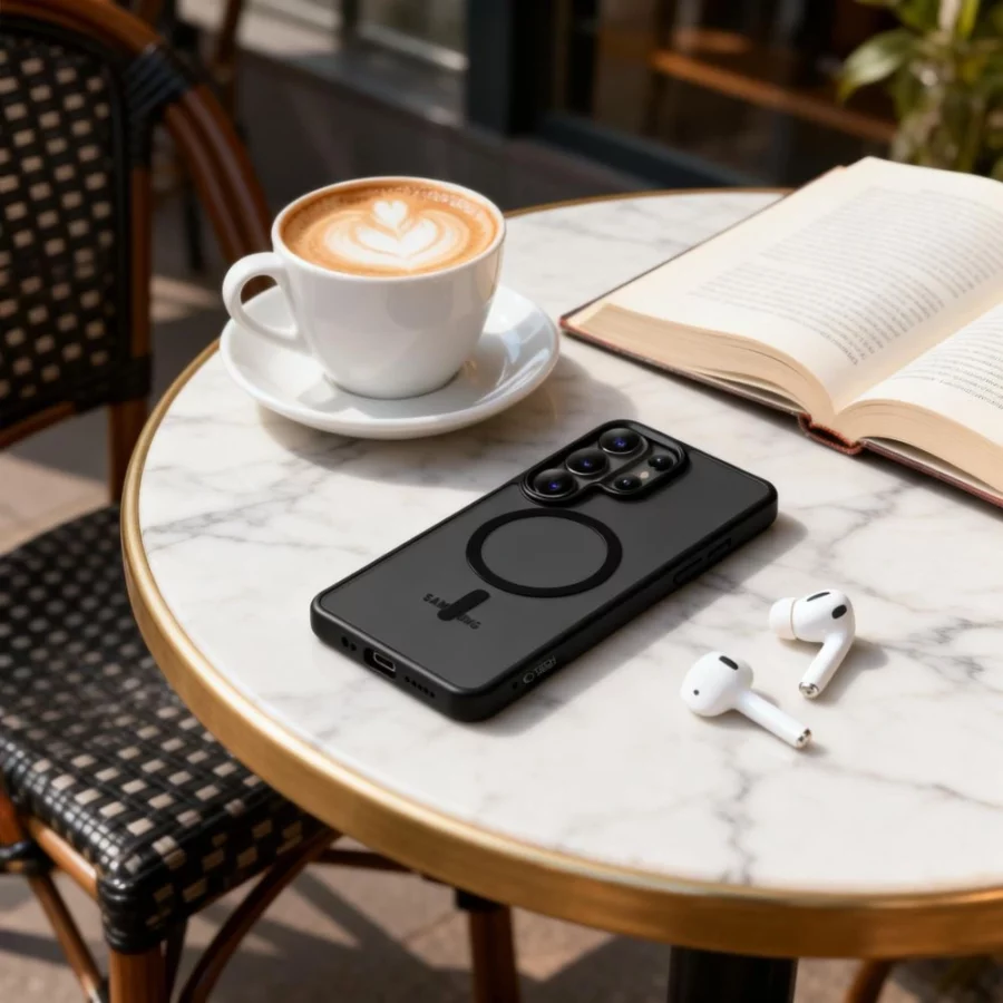 Etui Tech-Protect Magmat MagSafe na Samsung Galaxy S26 Ultra - czarne