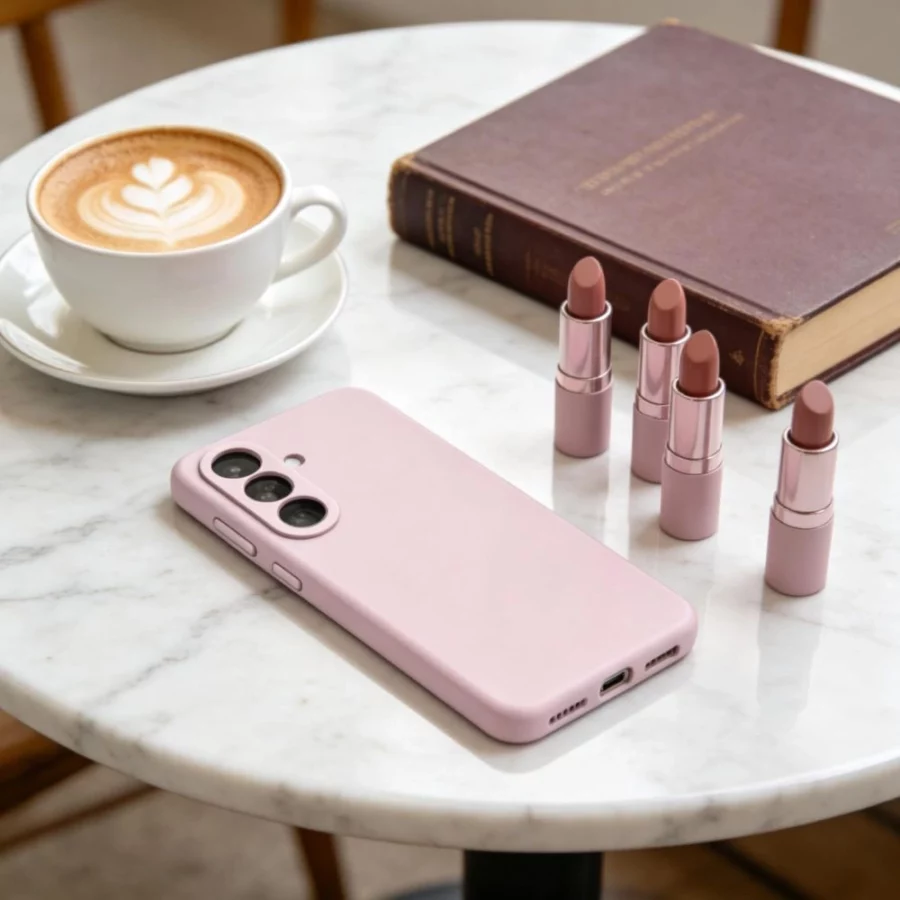 Etui Tech-Protect Silicone MagSafe na Samsung Galaxy S26 - różowe